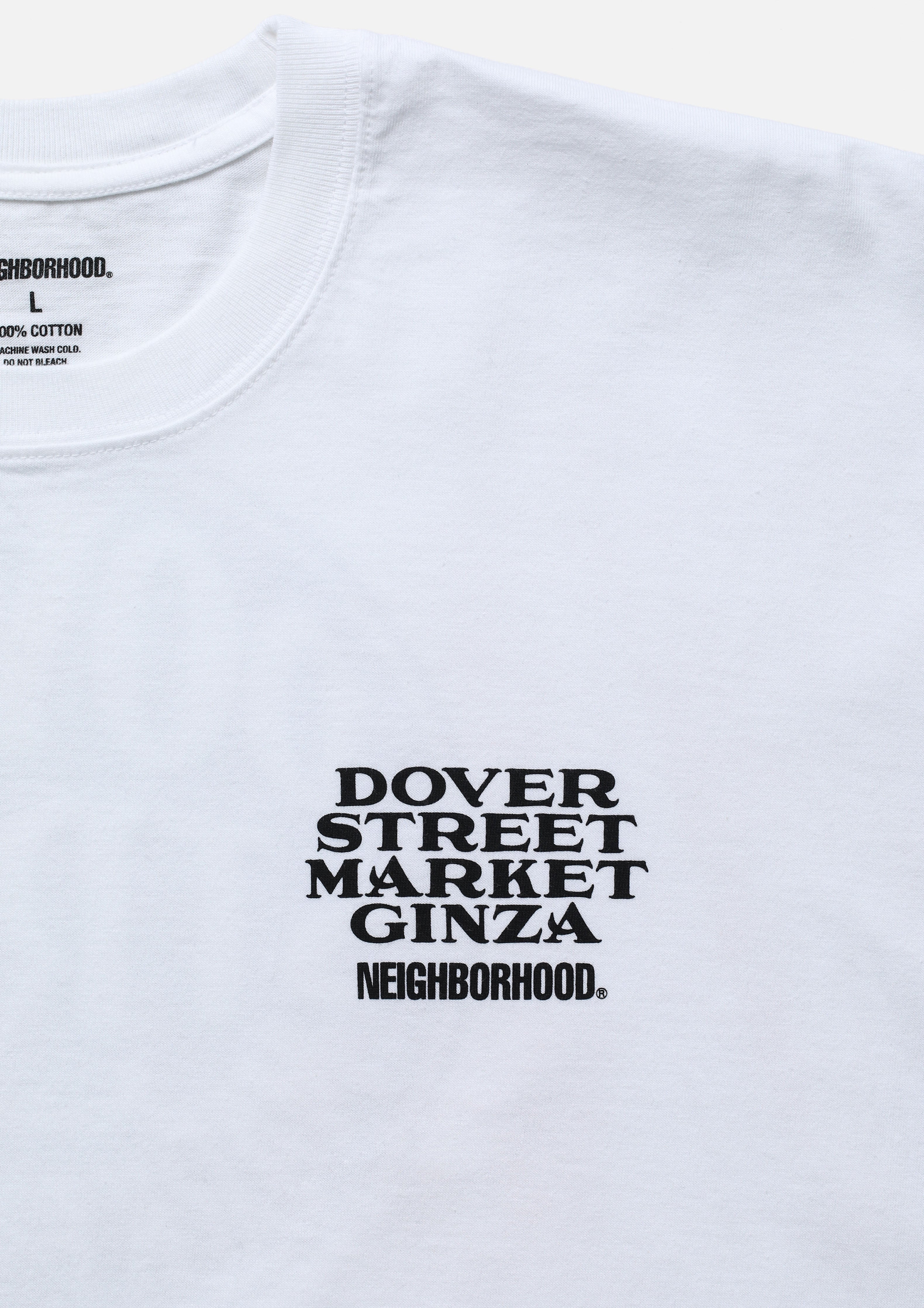 NEIGHBORHOOD X DSMG: T-Shirt Ss-1 (White) | DSMG E-SHOP