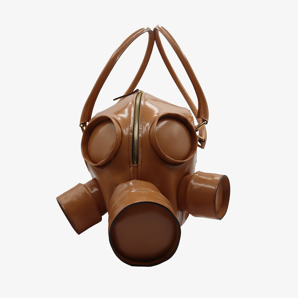 DOUBLET - Gas Mask Leather Handbag - (Camel)