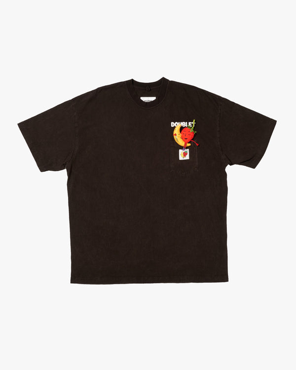 DOUBLET - Mud-Dyed T-Shirt With Sky High Farm - (Mud)