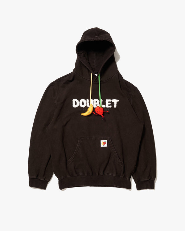 DOUBLET - Mud-Dyed Hoodie With Sky High Farm - (Mud)