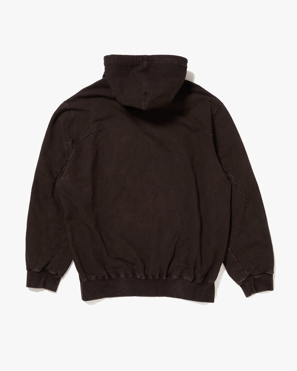 DOUBLET - Mud-Dyed Hoodie With Sky High Farm - (Mud)