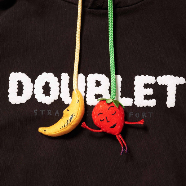 DOUBLET - Mud-Dyed Hoodie With Sky High Farm - (Mud)