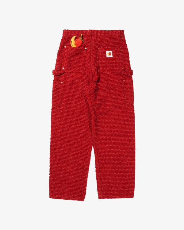 DOUBLET - Tilled Field Double Knee Pants - (Red)