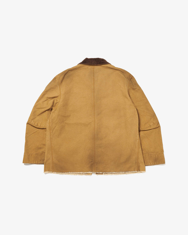 DOUBLET - Vegetable Embroidery Work Jacket - (Beige)
