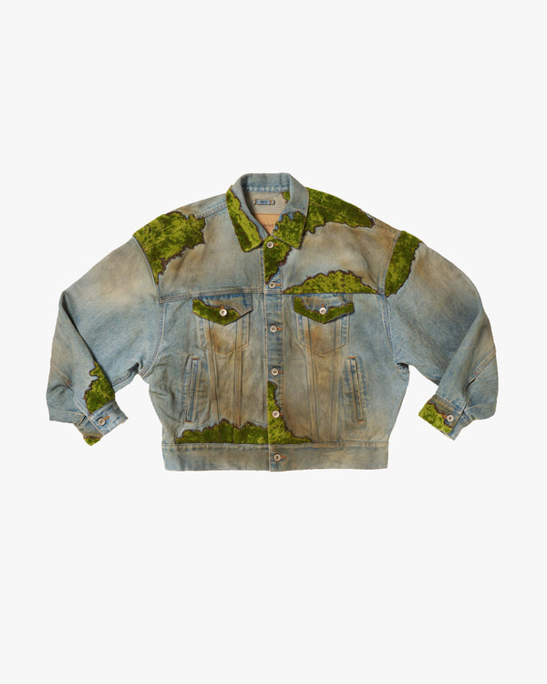 DOUBLET - Moss-Grown Wood Denim Jacket - (Indigo)