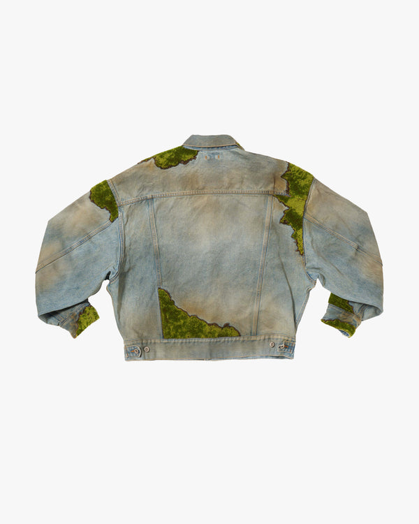 DOUBLET - Moss-Grown Wood Denim Jacket - (Indigo)