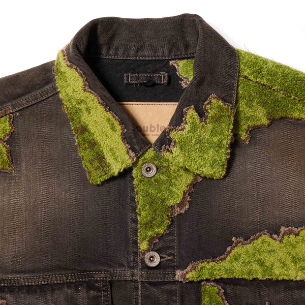 DOUBLET - Moss-Grown Wood Denim Jacket - (Black)
