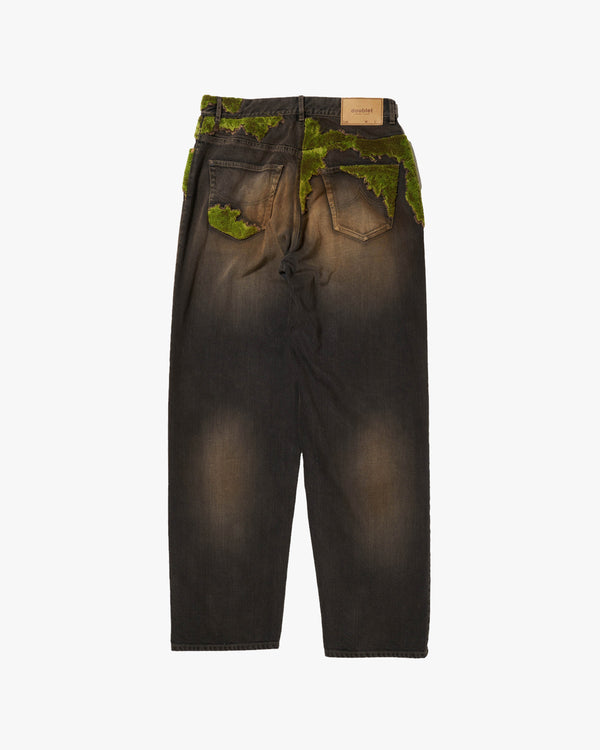DOUBLET - Moss-Grown Wood Denim Pants - (Black)