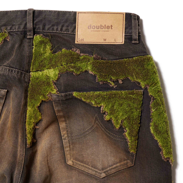 DOUBLET - Moss-Grown Wood Denim Pants - (Black)