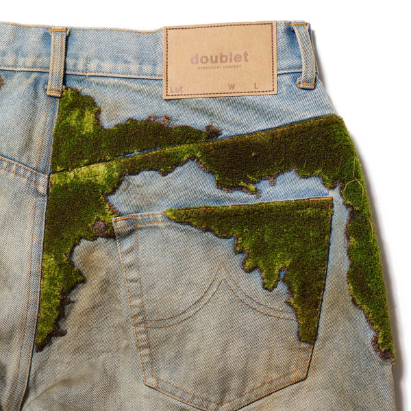 DOUBLET - Moss-Grown Wood Denim Pants - (Indigo)