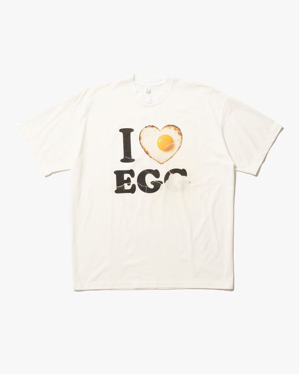 DOUBLET - I Love Egg T-Shirt - (White)