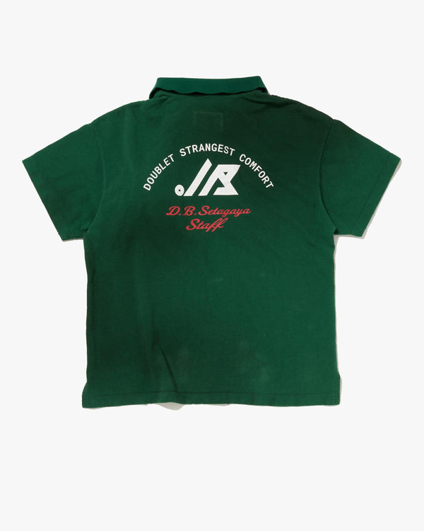 DOUBLET - Polo Shirt With My Workwear Bear - (Green)
