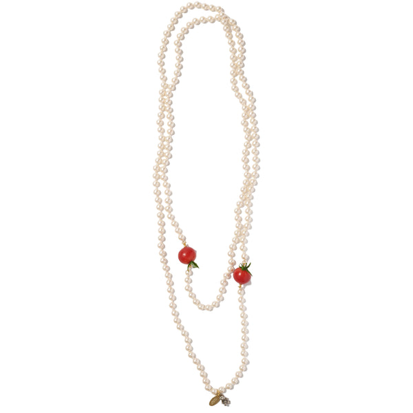 DOUBLET - Food Sample Pearl Necklace - (Tomato)