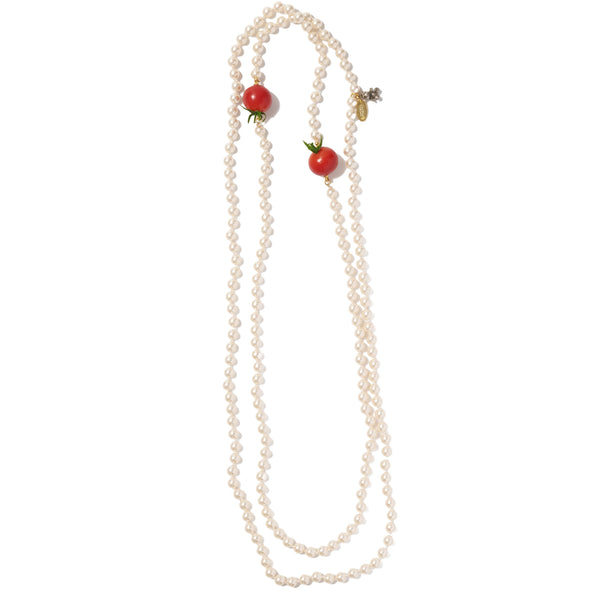 DOUBLET - Food Sample Pearl Necklace - (Tomato)