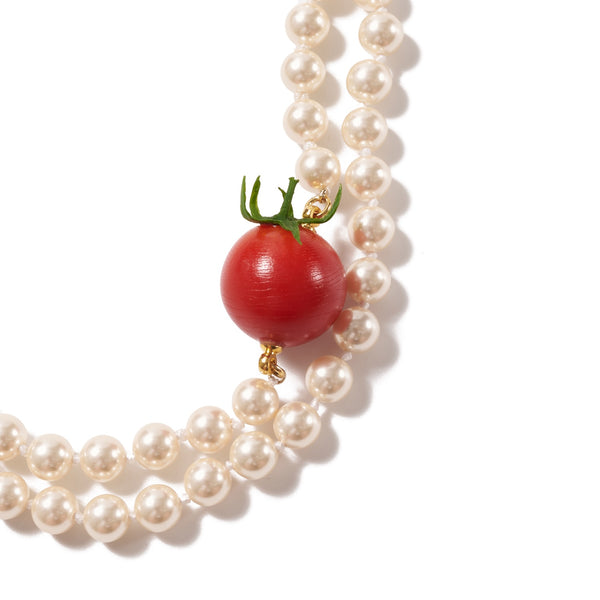 DOUBLET - Food Sample Pearl Necklace - (Tomato)