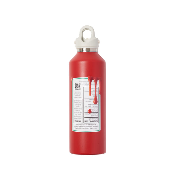 DOUBLET - Fridge Style Water Bottle/Medi - (Ketchup)
