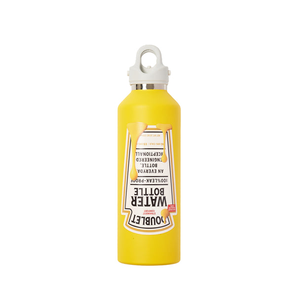 DOUBLET - Fridge Style Water Bottle/Medi - (Mustard)