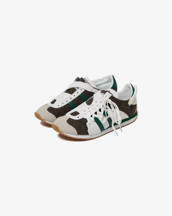 KOLOR - Sneaker - (Green herringbone)