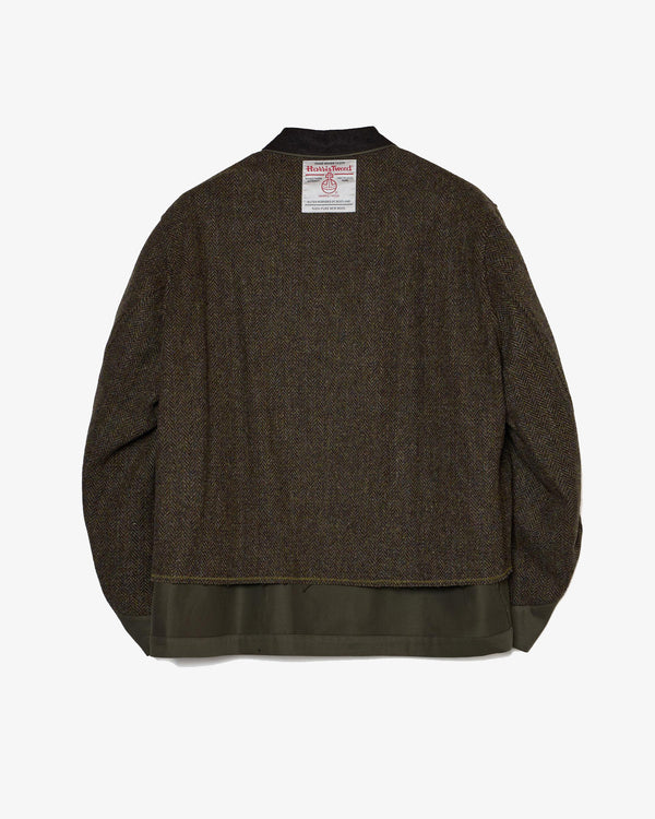 KOLOR - Jacket - (Green herringbone)
