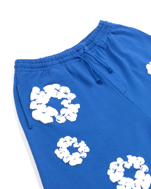 DENIM TEARS - Cotton Wreath Shorts - (Blue)