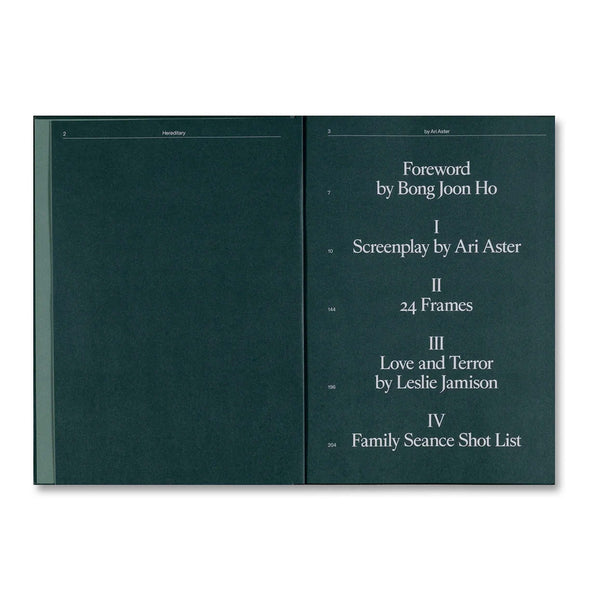 BIBLIOTHECA - Hereditary Screenplay Book