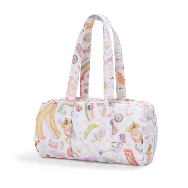 PORTER - Aurel Schmidt x Porter Roll Boston Bag - (White)