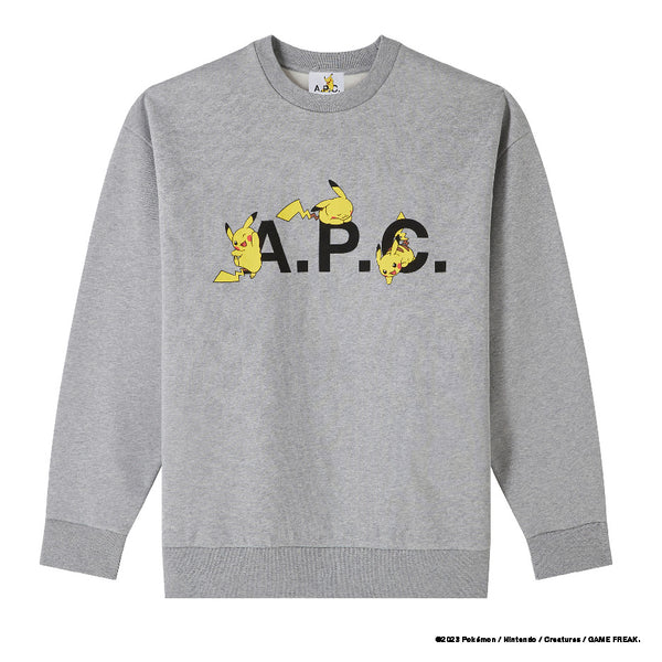 A.P.C. - Sweat Pokémon Pikach - (Gris Clair Chine )