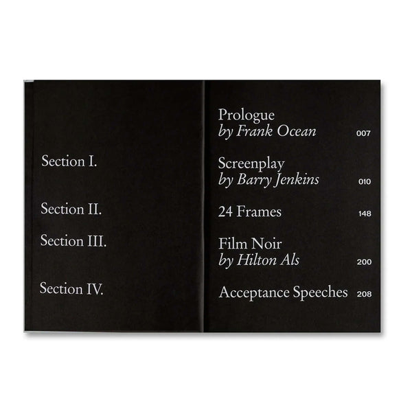BIBLIOTHECA - Moonlight Screenplay Book