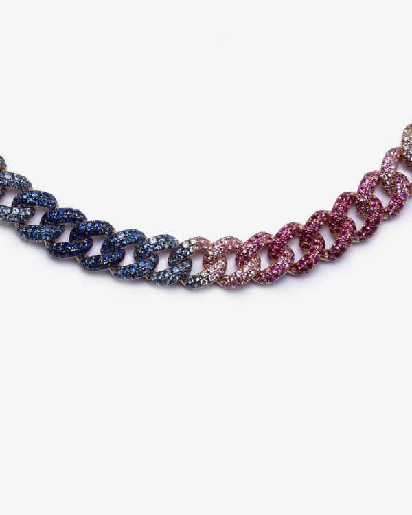 SHAY JEWELRY - 18Km Rainbow Essential Link Bracelet - (Multi - Color Gold)