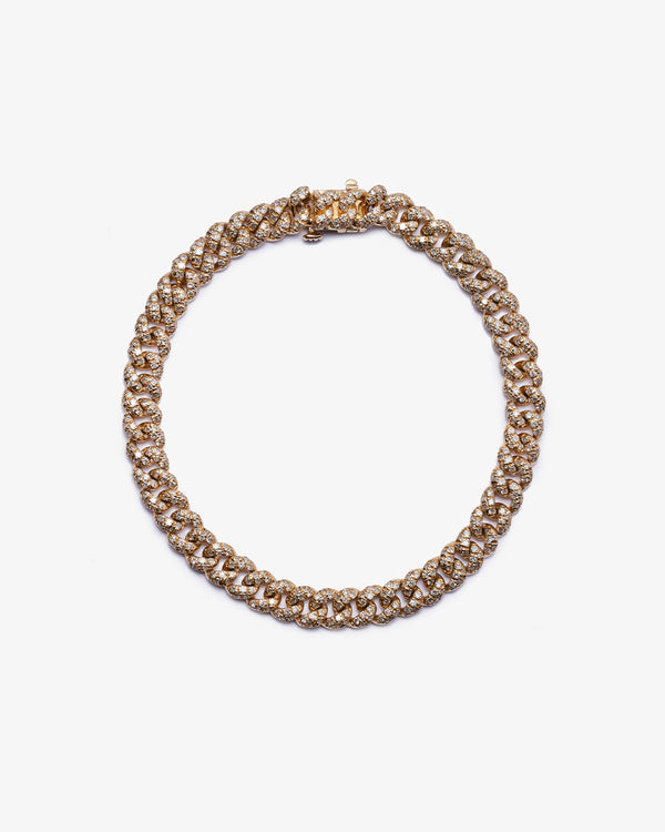SHAY JEWELRY - 18Ky Mini Pave Diamond Bracelet - (Yellow Gold)