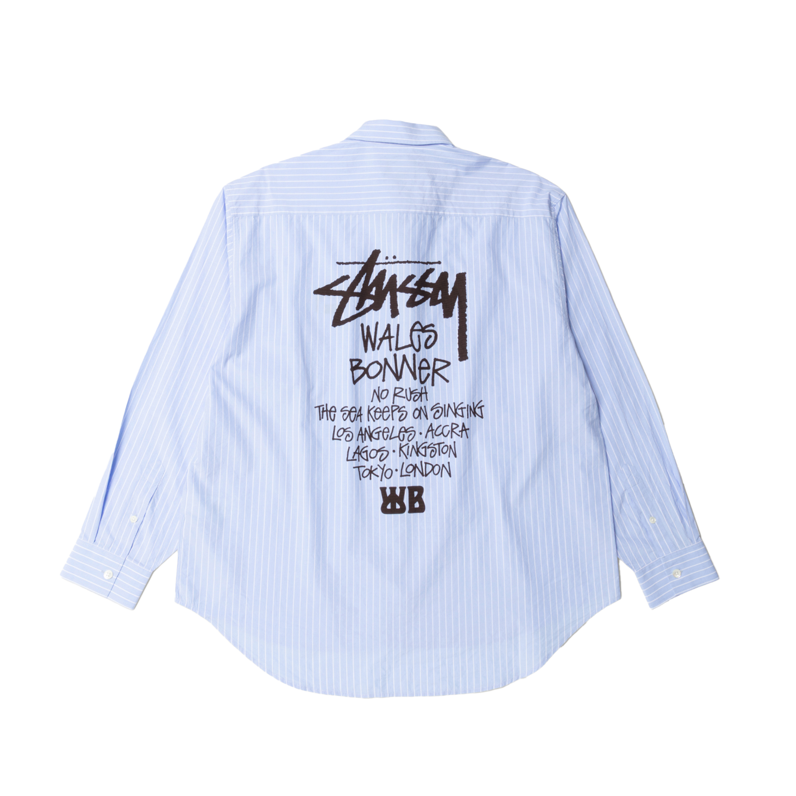 STUSSY: Wb Poplin Shirt (Strp) | DSMG E-SHOP
