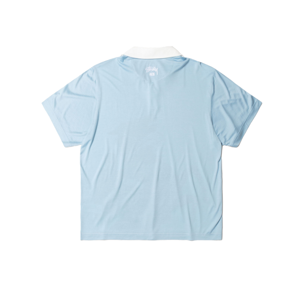 STUSSY - Wb Silk Polo - (Blue)