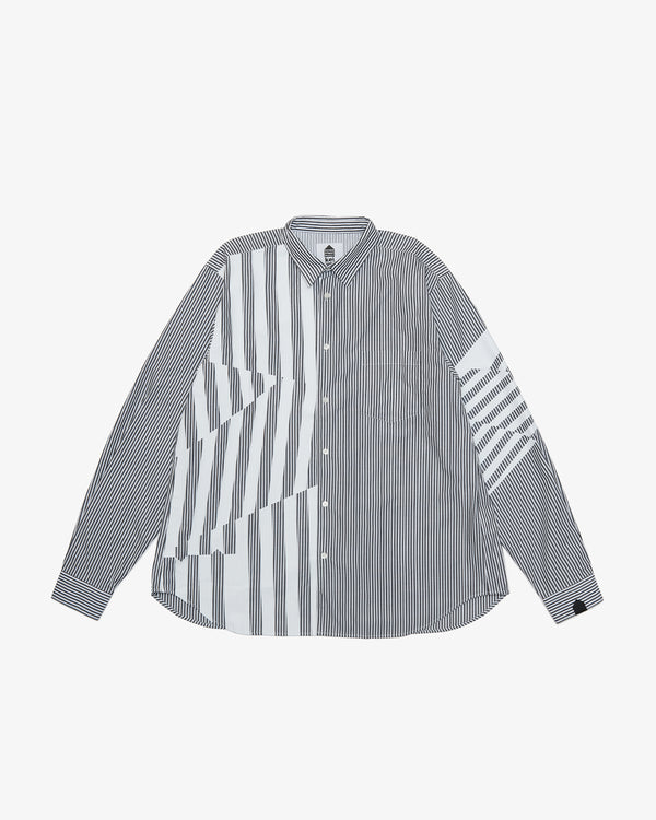DSM KEI NINOMIYA - Unisex Printed Striped Shirt - (Black)