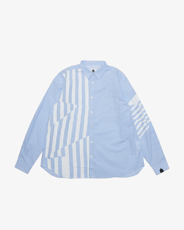DSM KEI NINOMIYA - Unisex Printed Striped Shirt - (Blue)
