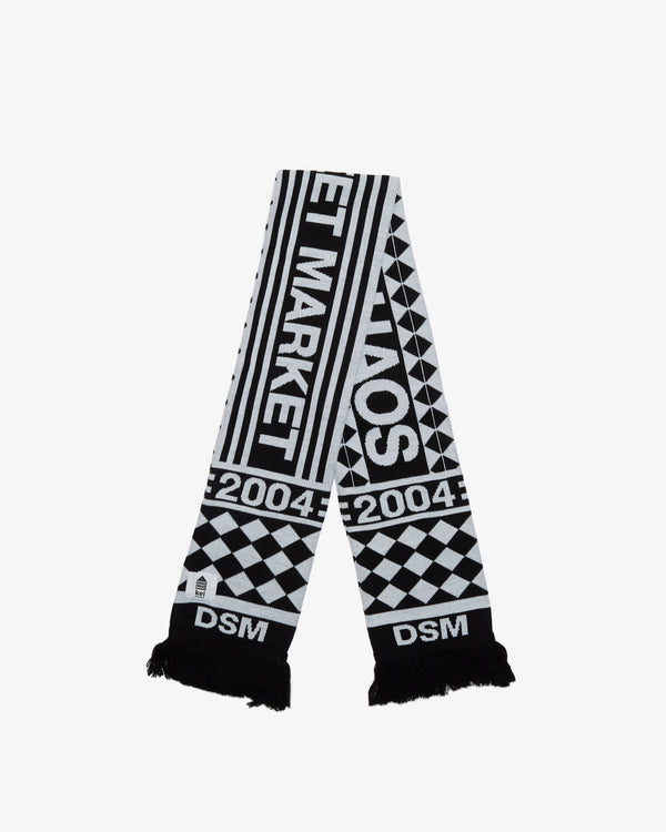 DSM KEI NINOMIYA - Unisex Dsm Beautiful Chaos Football Scarf - (Black White)