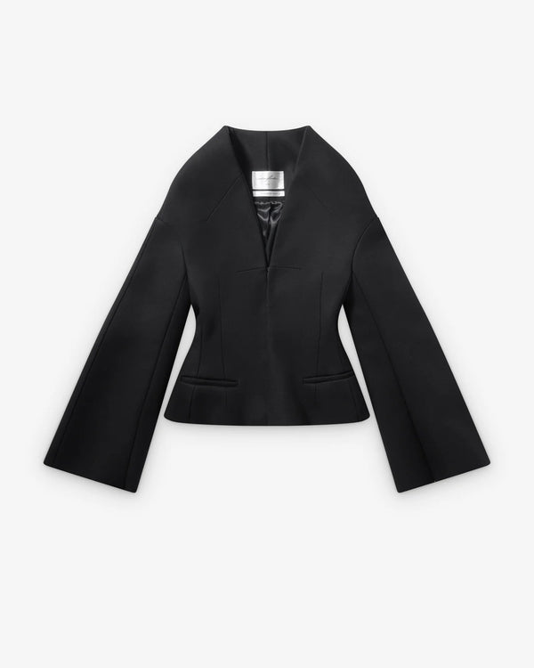 MATIERES FECALES - Women Cocoon Blazer In Wool - (Black)