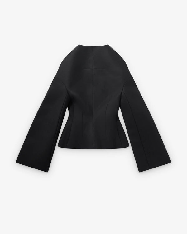 MATIERES FECALES - Women Cocoon Blazer In Wool - (Black)