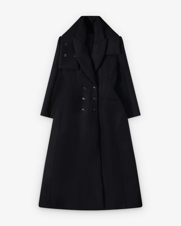 MATIERES FECALES - Women Brigitte Coat - (Black)