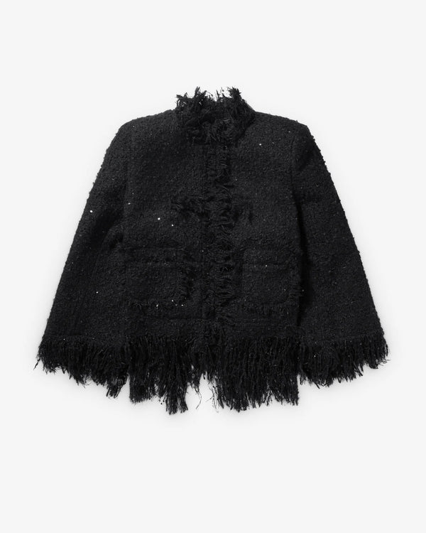 MATIERES FECALES - Women Mademoiselle Tweed-Dechi - (Black)