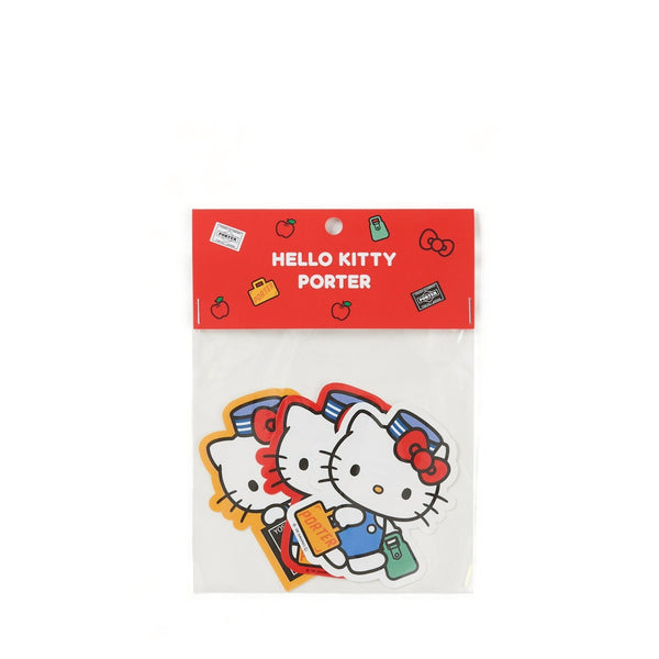 PORTER - HELLO KITTY x PORTER STICKER - (White)