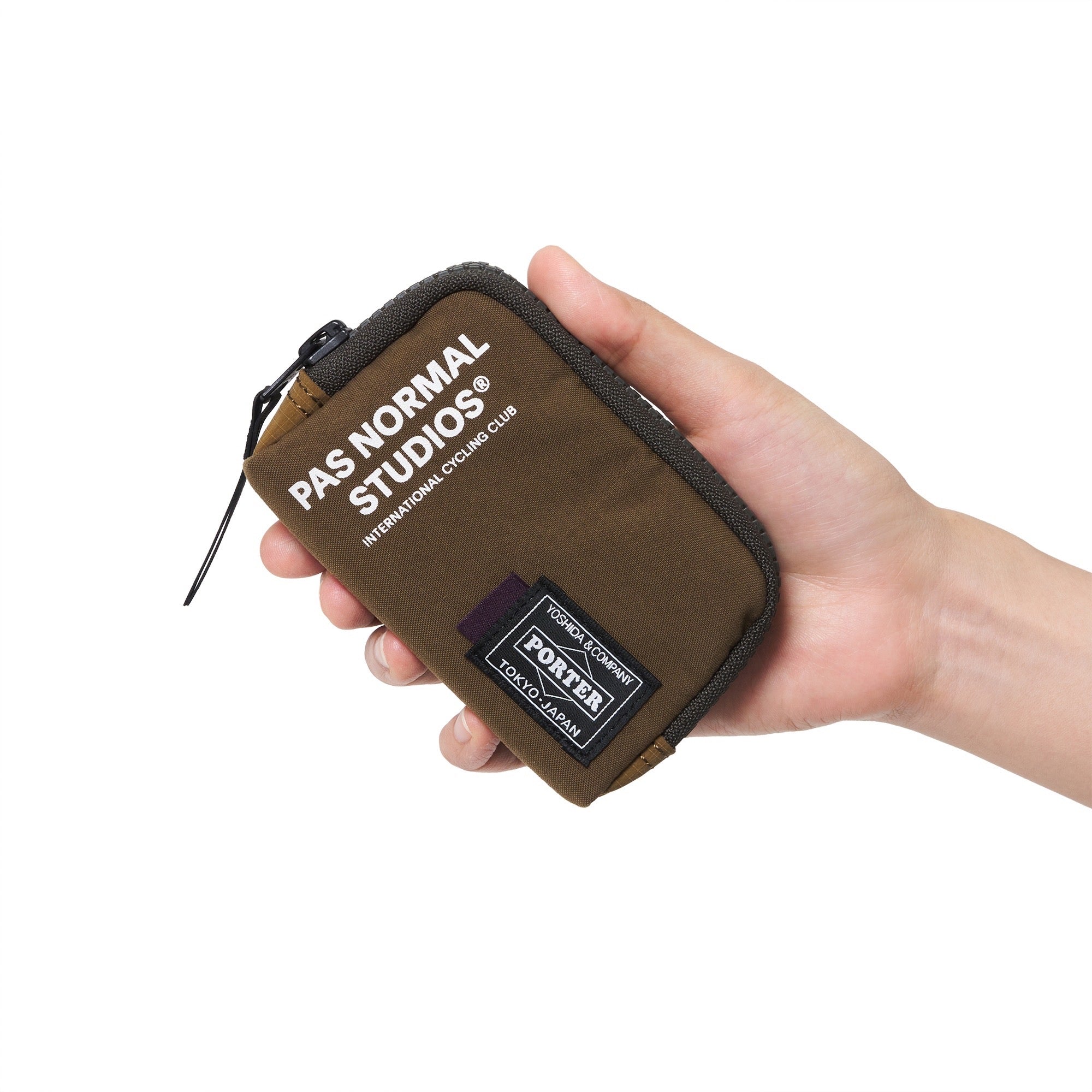 PORTER: Pas Normal Studios X Porter Coin Case (Brown) | DSMG E-SHOP