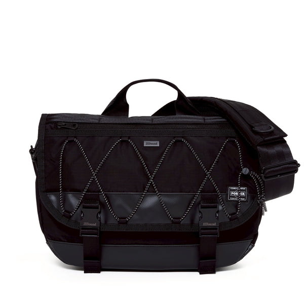PORTER - JJJJound×PORTER  MESSENGER BAG - (BLACK)
