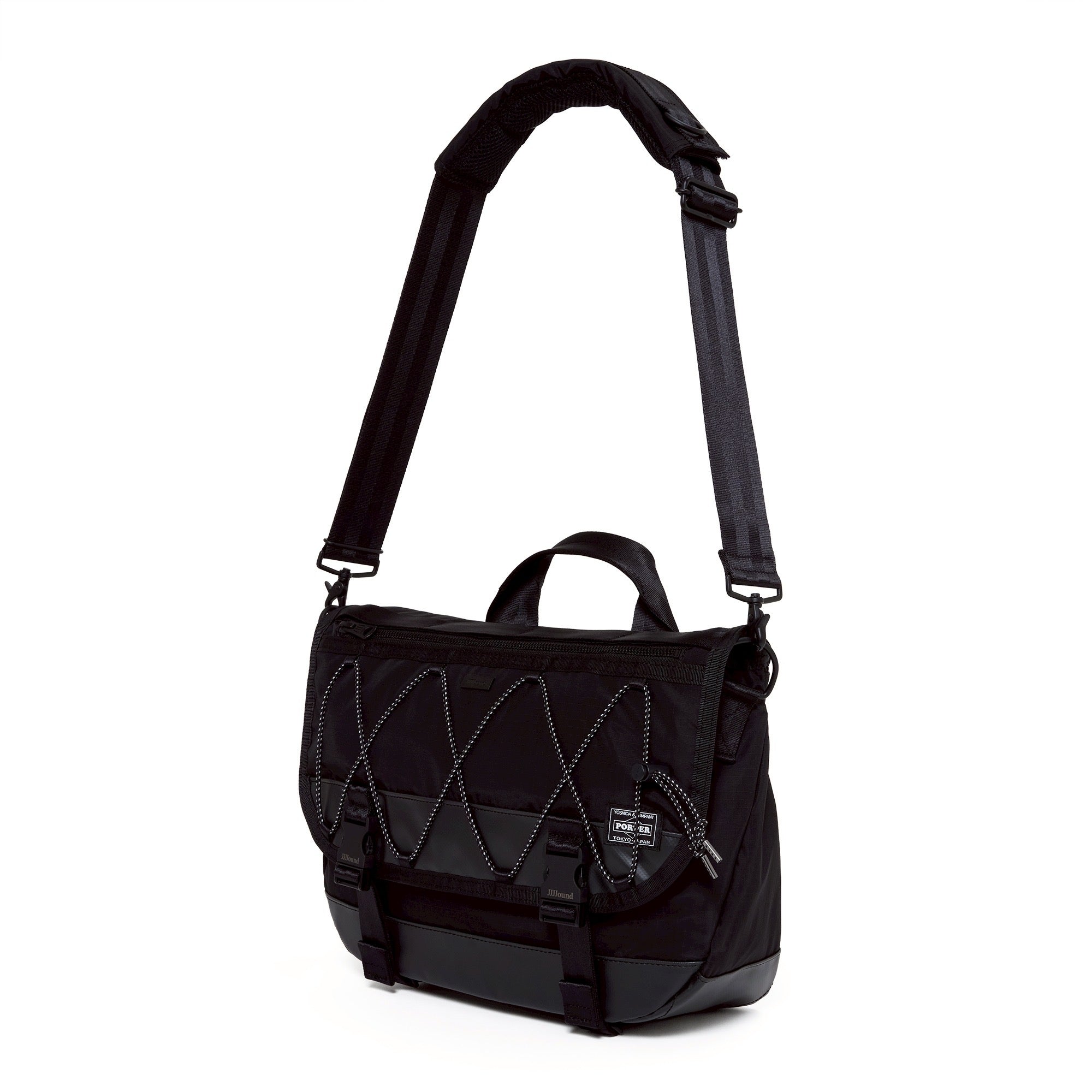 PORTER: JJJJound×PORTER MESSENGER BAG (BLACK) | DSMG E-SHOP