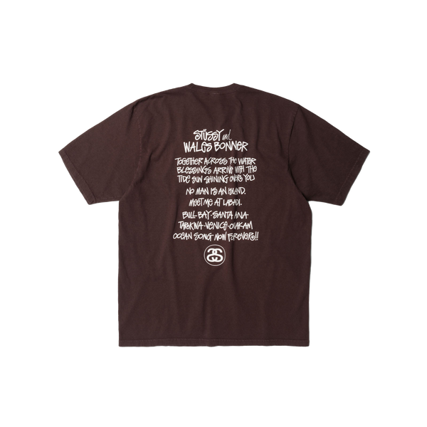 STUSSY - Wb Ocean Song Tee - (Brow)