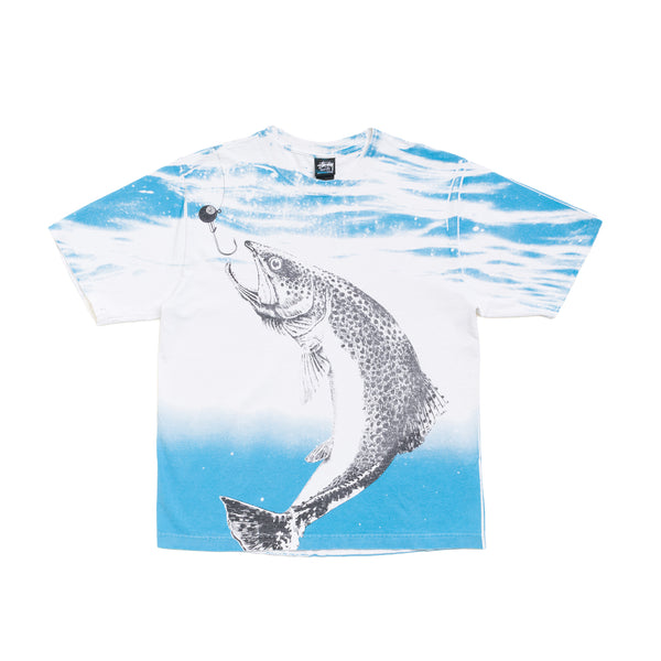 STUSSY - × DENIM TEARS Bass Tee - (White)