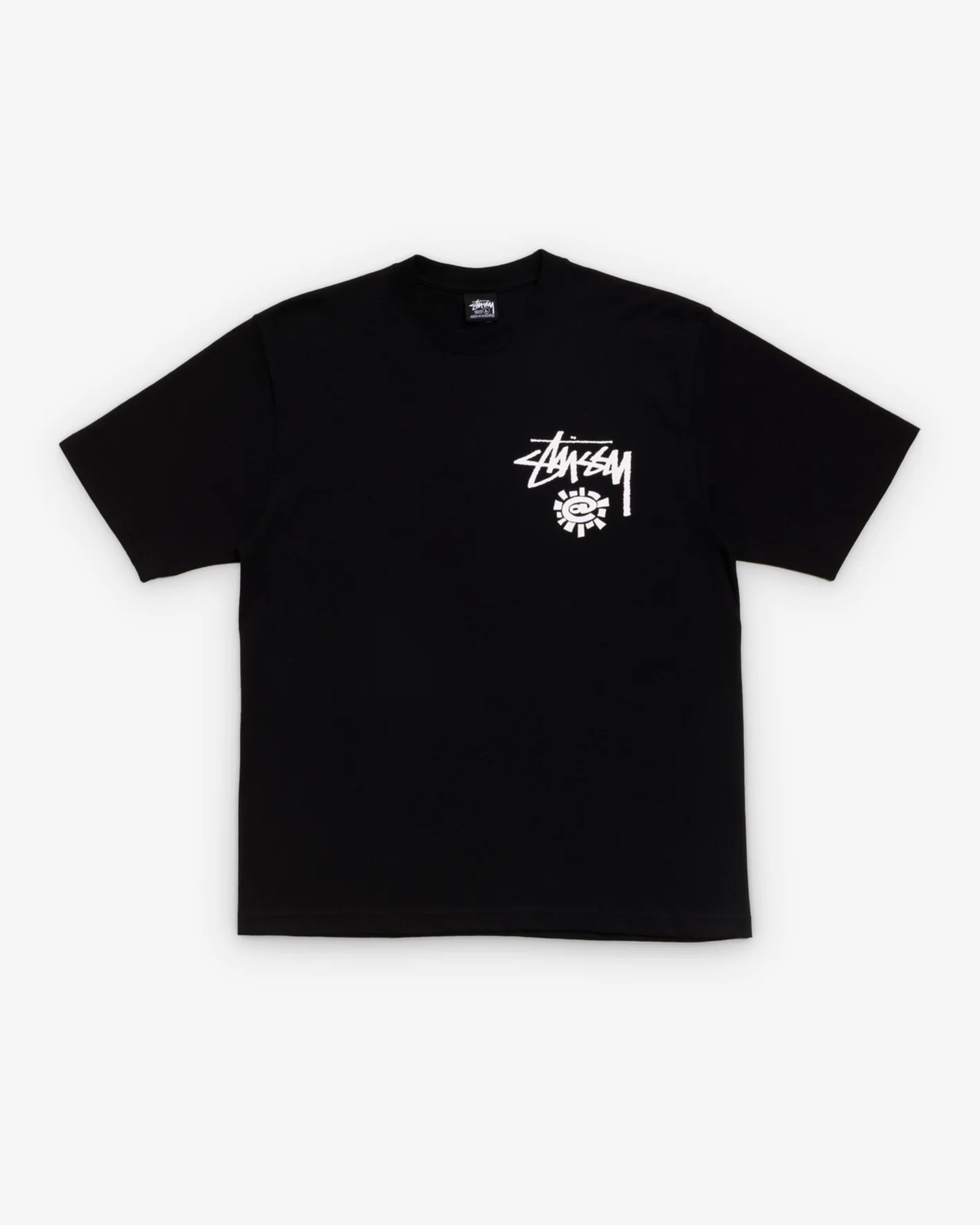 STUSSY: × Always Do What You Should Do World Tour Tee (Black