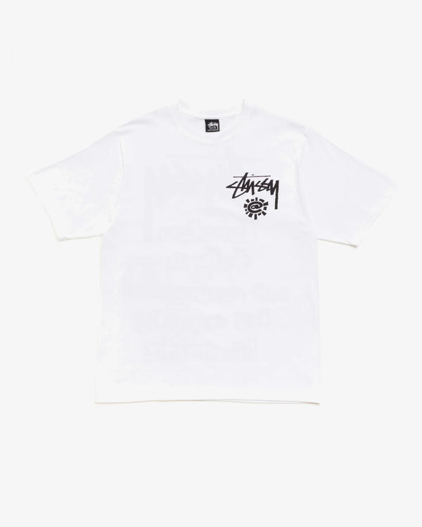 STUSSY - × Always Do What You Should Do World Tour Tee - (White)