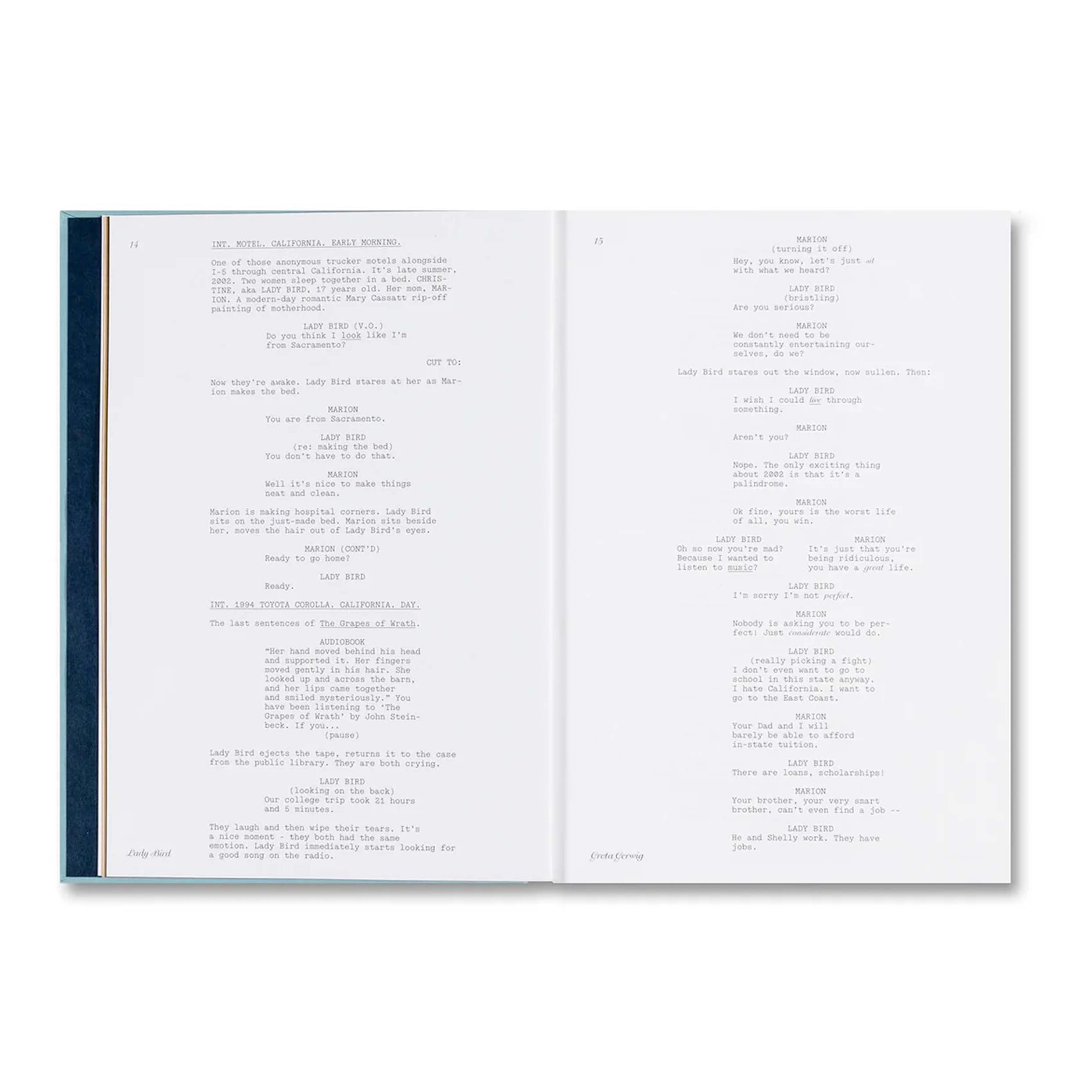 BIBLIOTHECA: Lady Bird Screenplay Book | DSMG E-SHOP