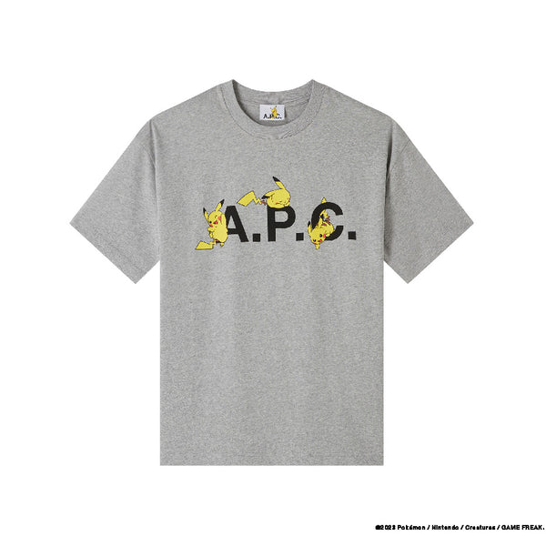 A.P.C. - T-Shirt Pokémon Pika - (Gris Clair Chine)