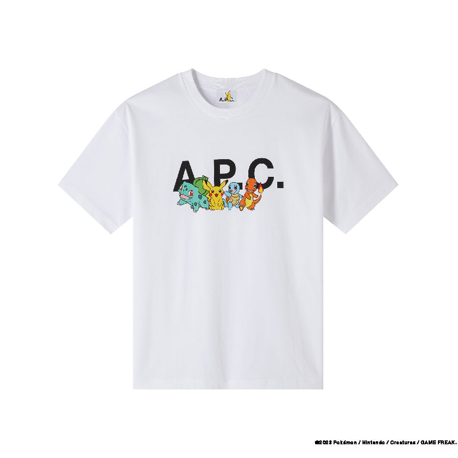A.P.C. - T-Shirt Pokémon The  - (Blanc) view 1